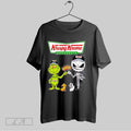 Original Grinch And Jack Skellington Fist Bump Krispy Kreme Halloween