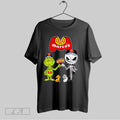 Original Grinch And Jack Skellington Fist Bump Marcos Halloween