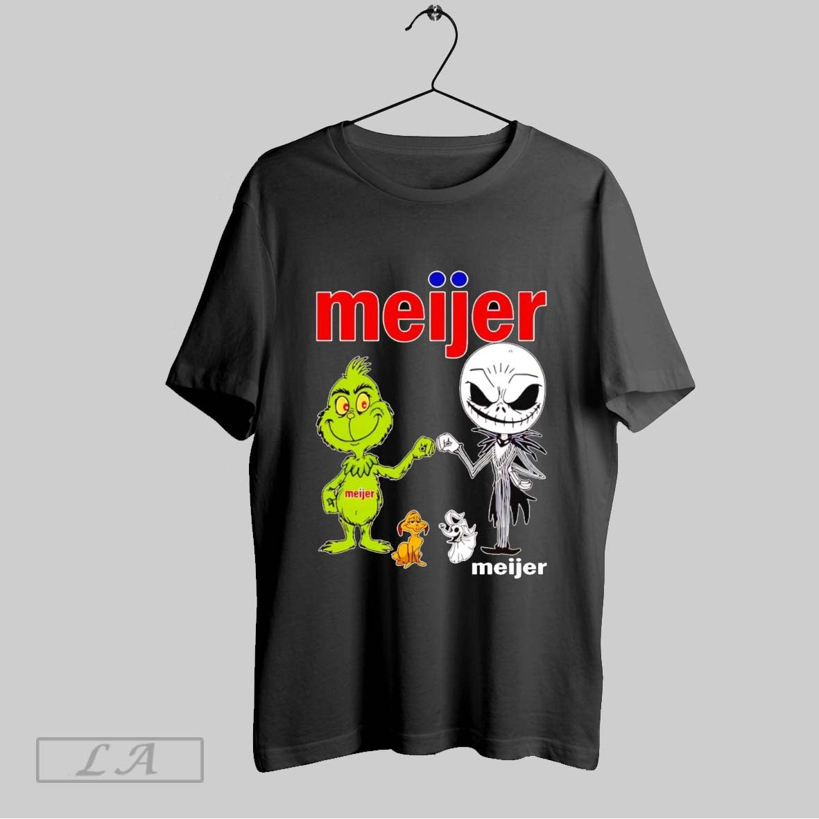 Original Grinch And Jack Skellington Fist Bump Meijer Halloween