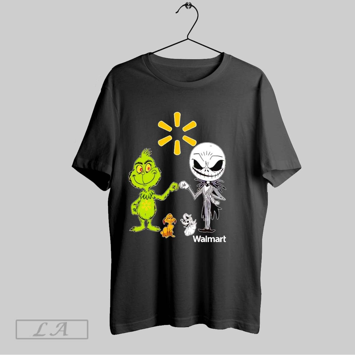 Original Grinch And Jack Skellington Fist Bump Walmart Halloween