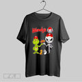 Original Grinch And Jack Skellington Fist Bump Wendys Halloween