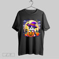 Original Halloween Boston Terrier Dog Breed With Jack O Lantern