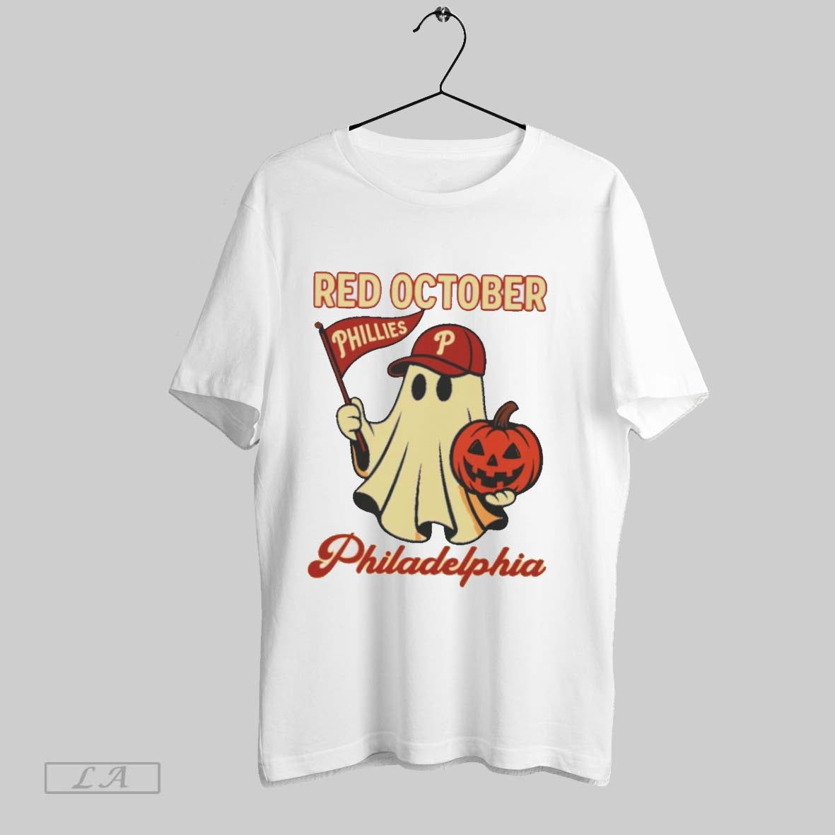 Original Halloween Ghost Phillies Red October
