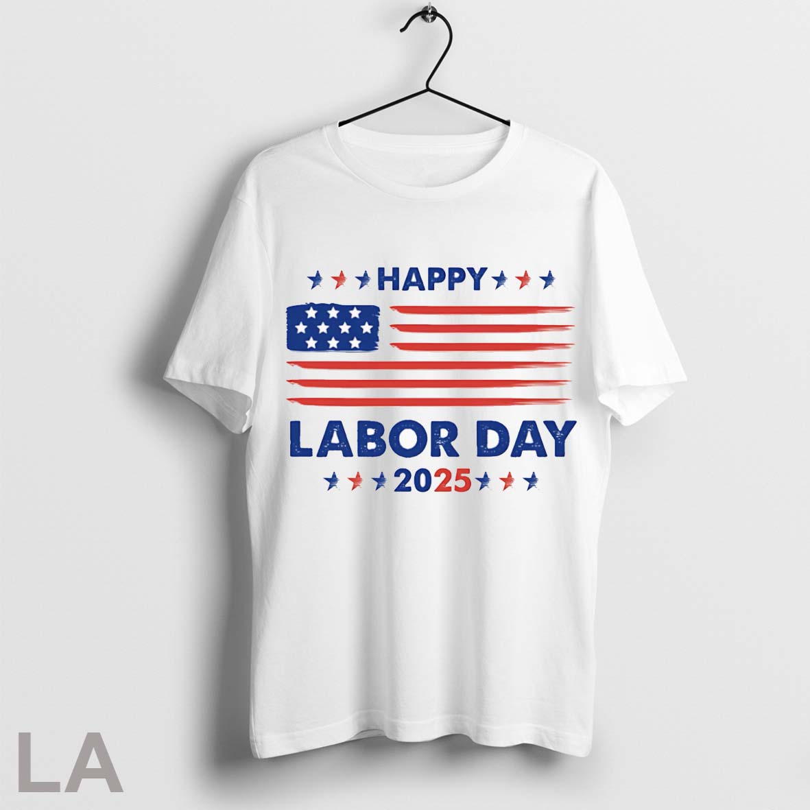 Original Happy Labor Day Flag Usa