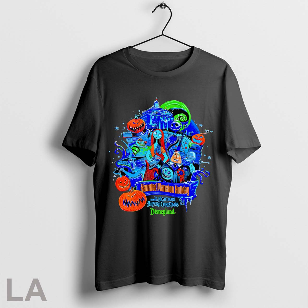 Original Haunted Mansion Holiday The Nightmare Before Christmas T Shirt