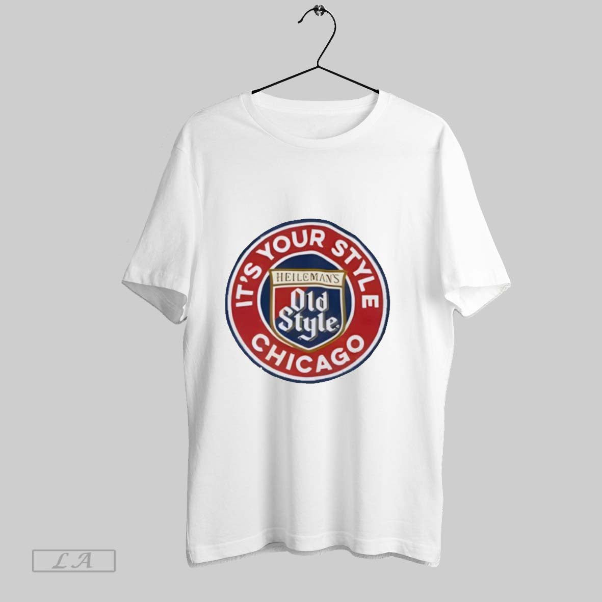 Original Heilemans Old Style Beer Its Your Style Chicago Logo