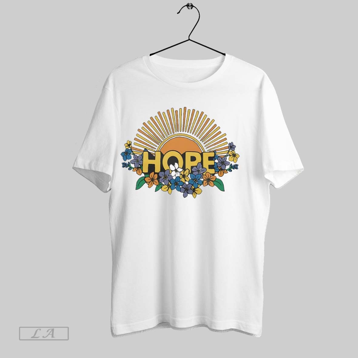 Original Hope Sun And Flowers
