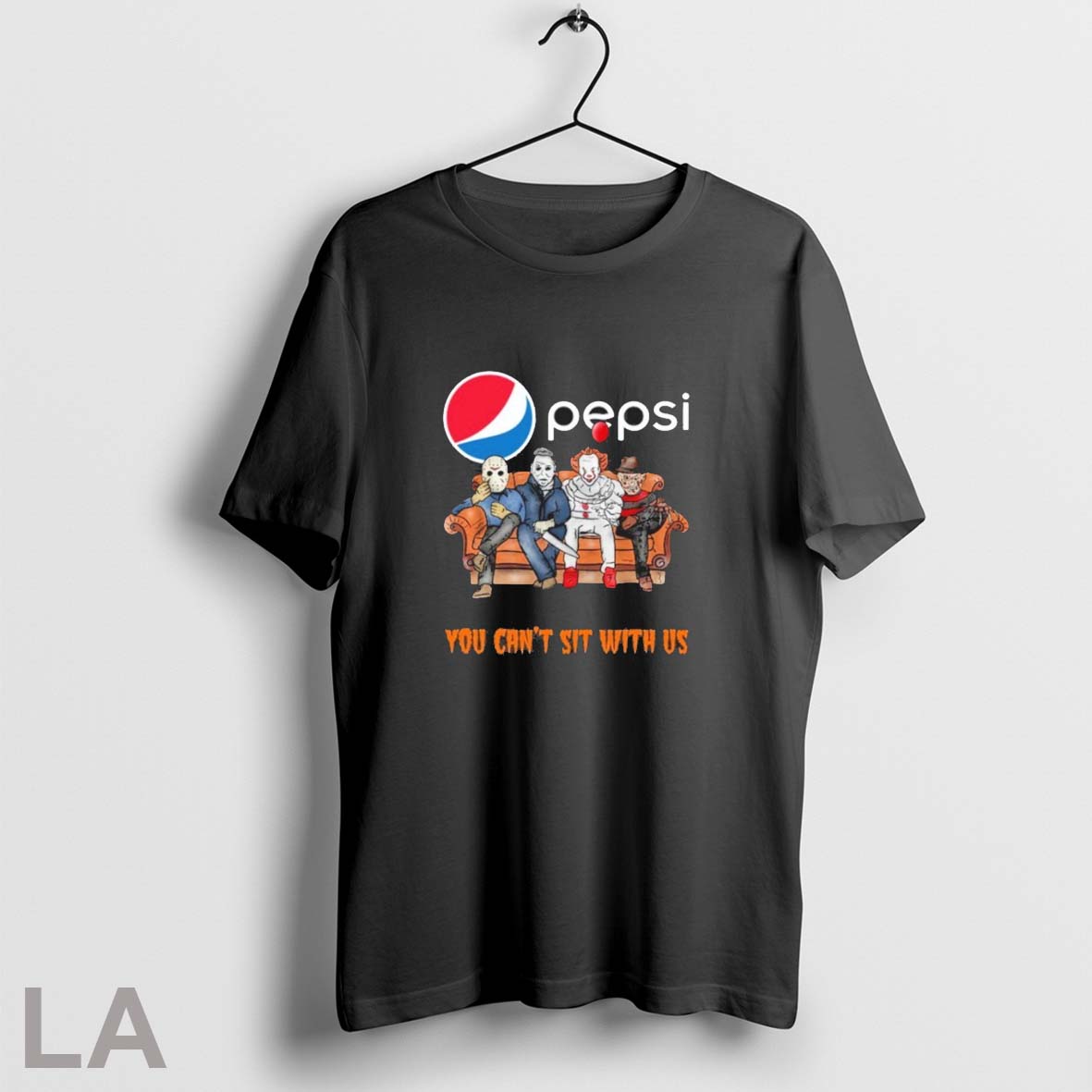 Original Horror Film You Cant Sit With Us Pepsi Logo