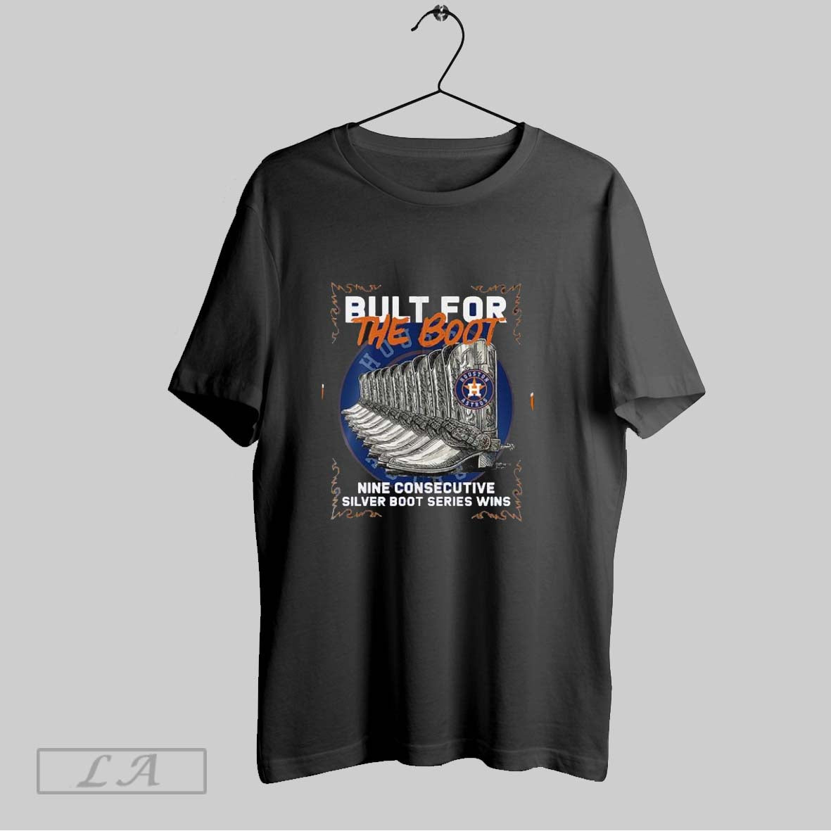 Original Houston Astros Built For The Boot Nine Consecutive Silver Boot Series Wins