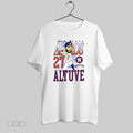 Original Houston Astros Jose Altuve 27 Caricature Cartoon White S