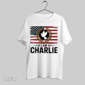 Original I Am Charlie Kirk American Flag 2025