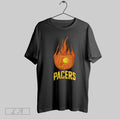 Original Indiana Pacers Flaming Pumpkin Halloween 2025