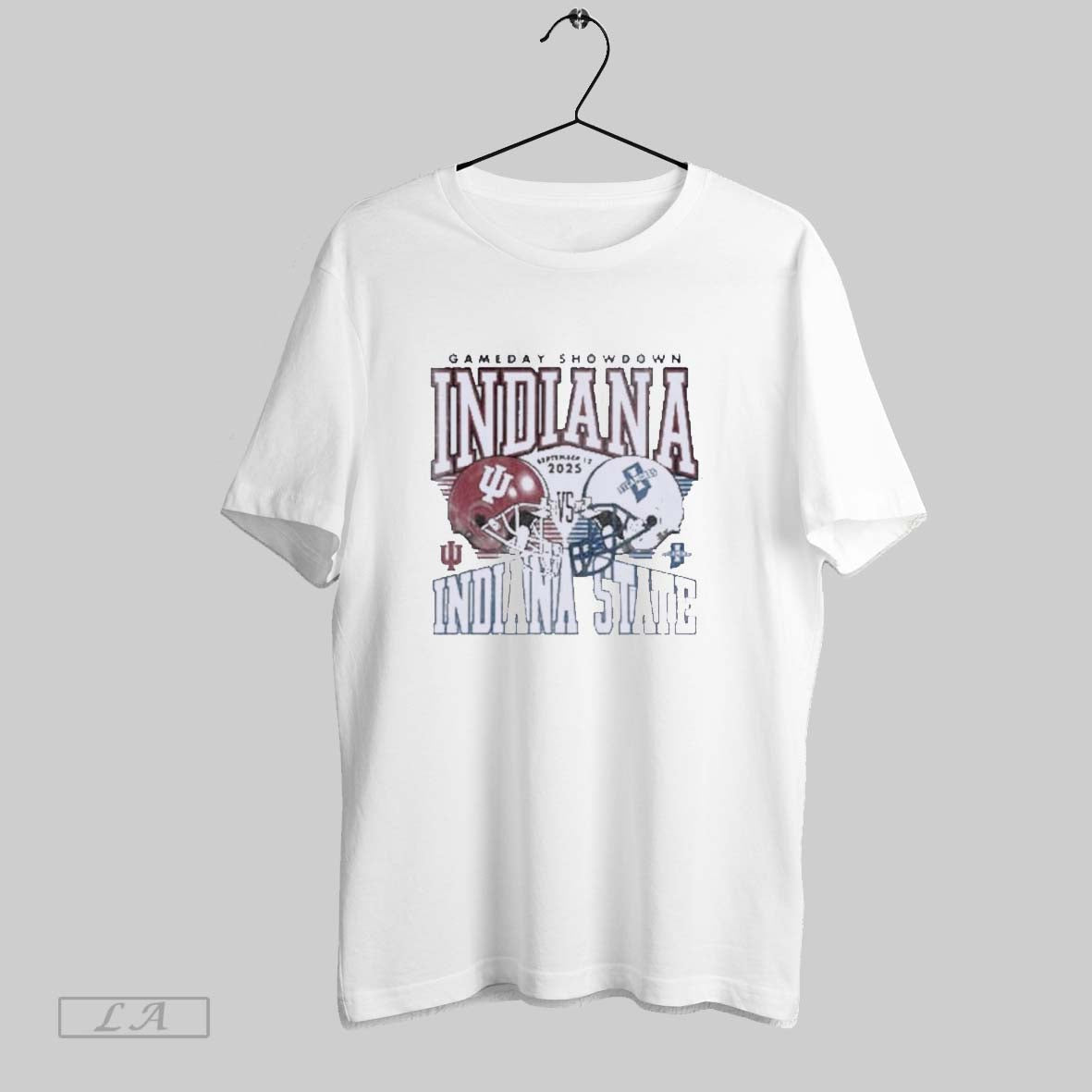 Original Indiana Vs Indiana State Gameday Showdown Duel Helmet