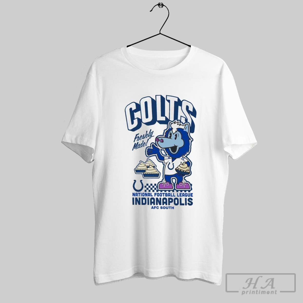 Original Indianapolis Colts Freshly Made Blue Pie Day