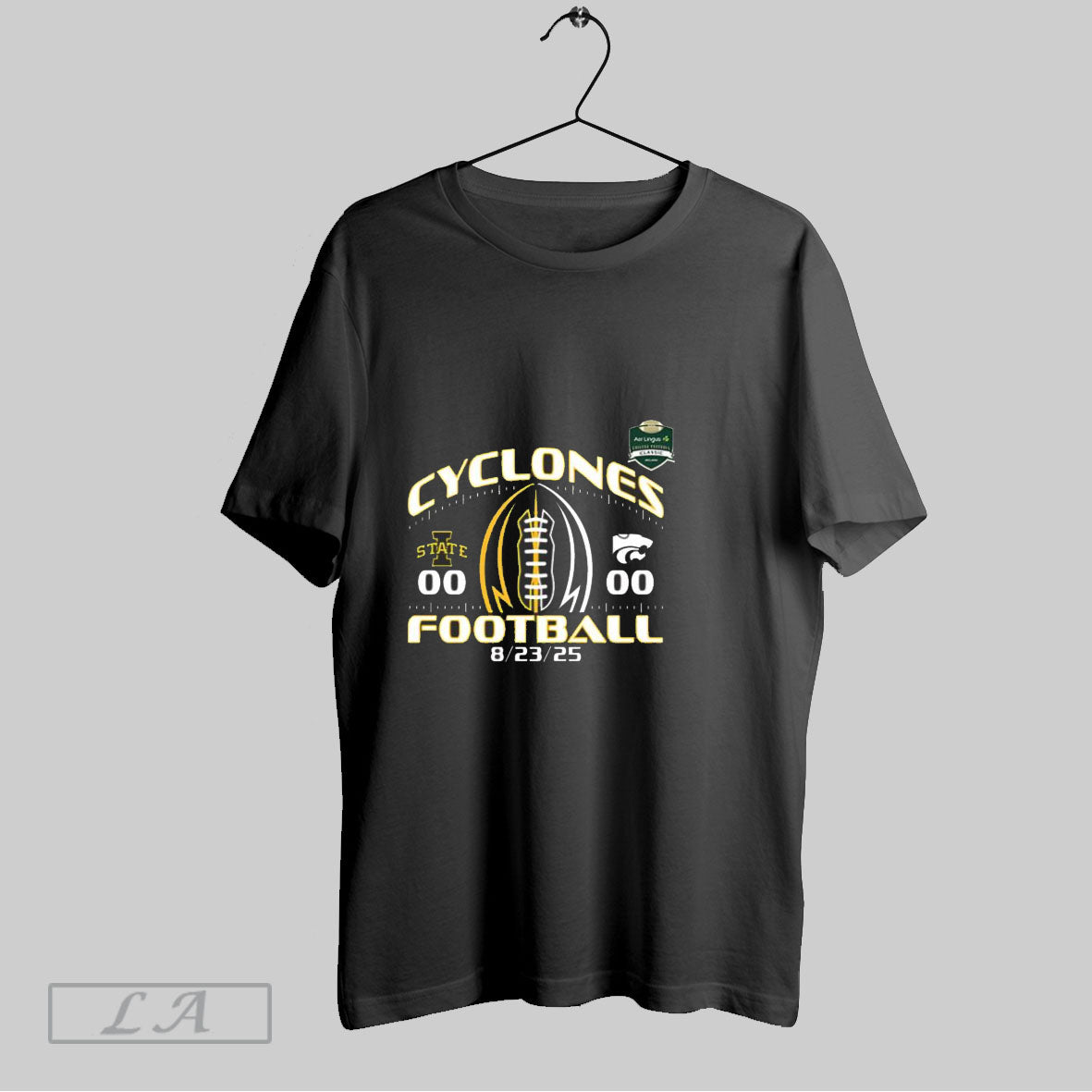Original Iowa State Cyclones Cardinal Football Beat Kansas State Score