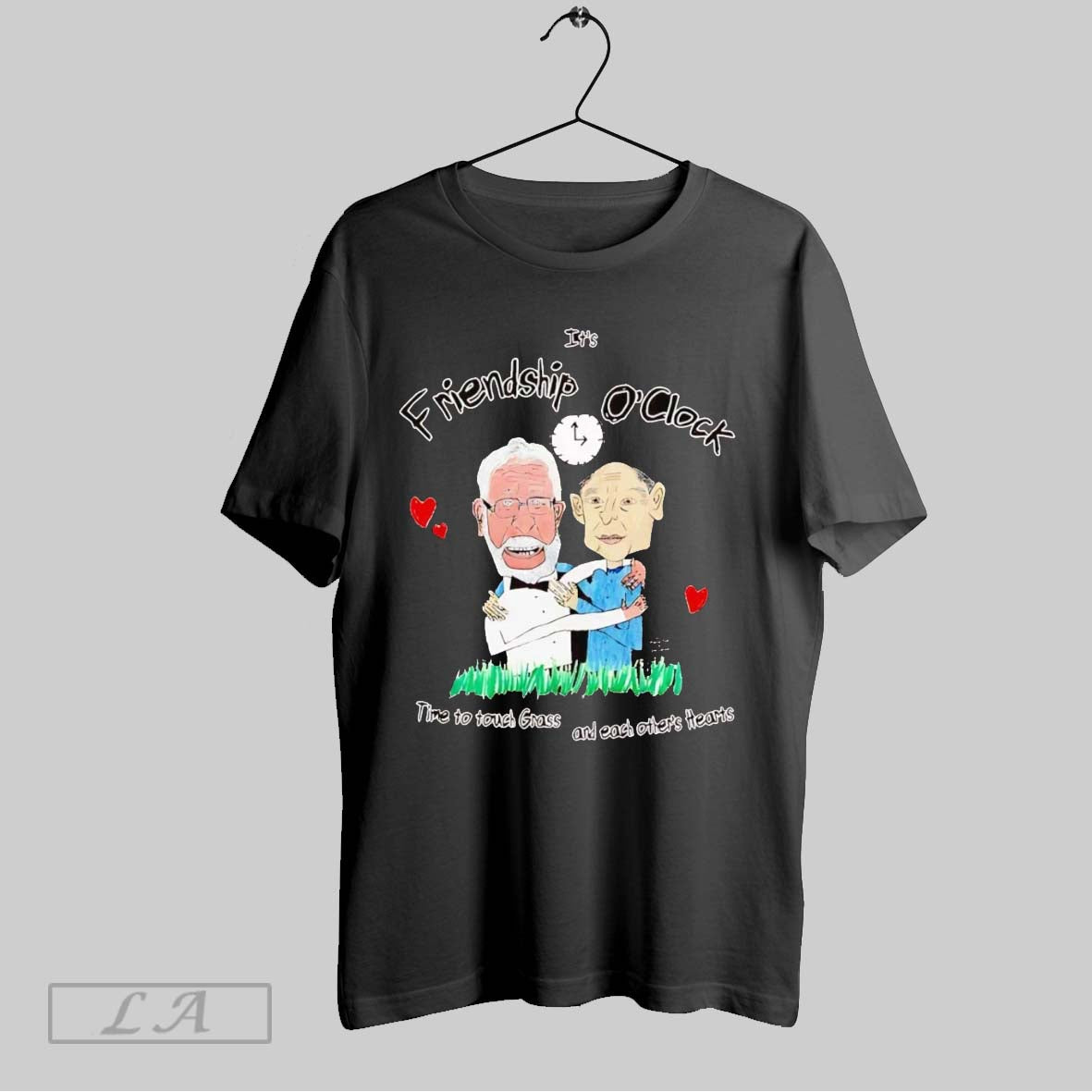 Original Its Friendship Oclock Time To Touch Grass And Each Others Hearts