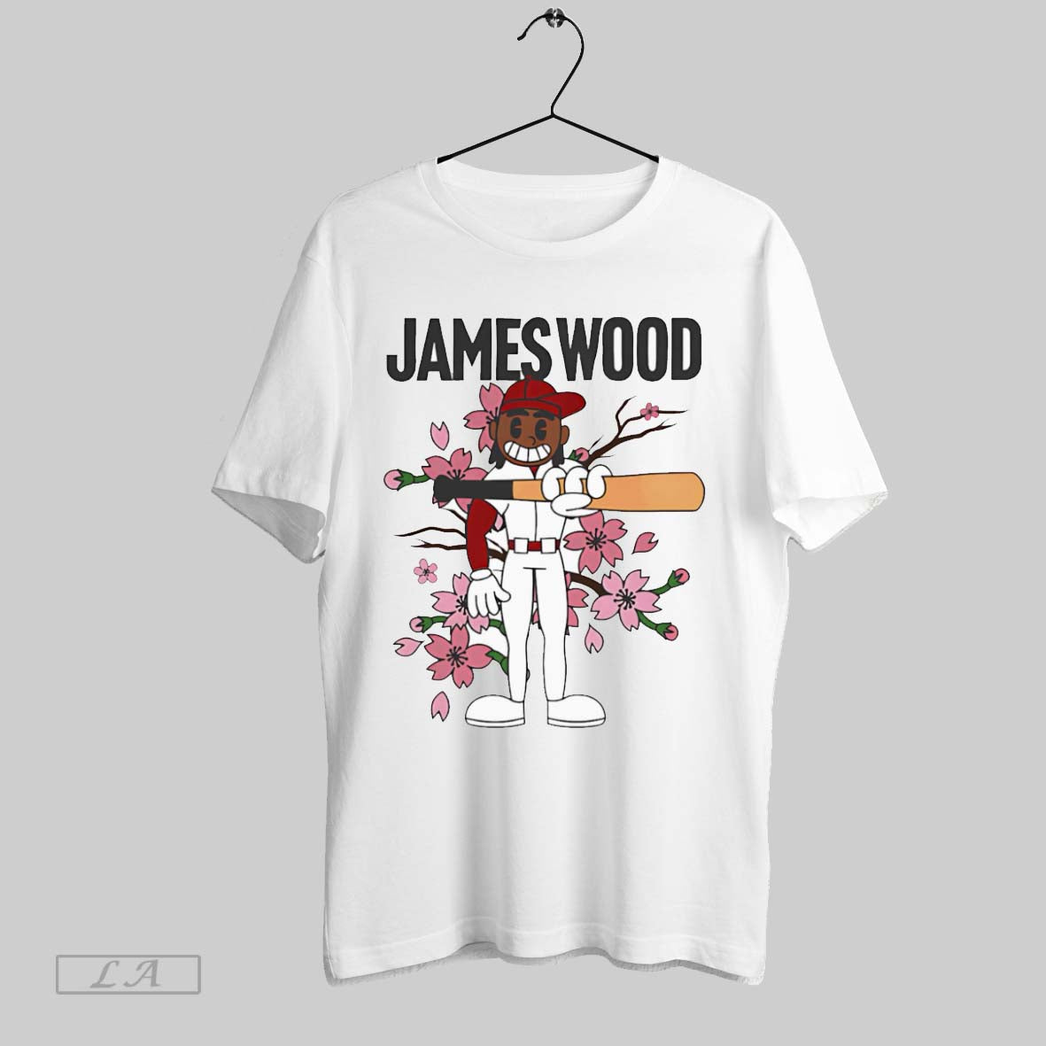 Original James Wood Sakura Summer Cartoon