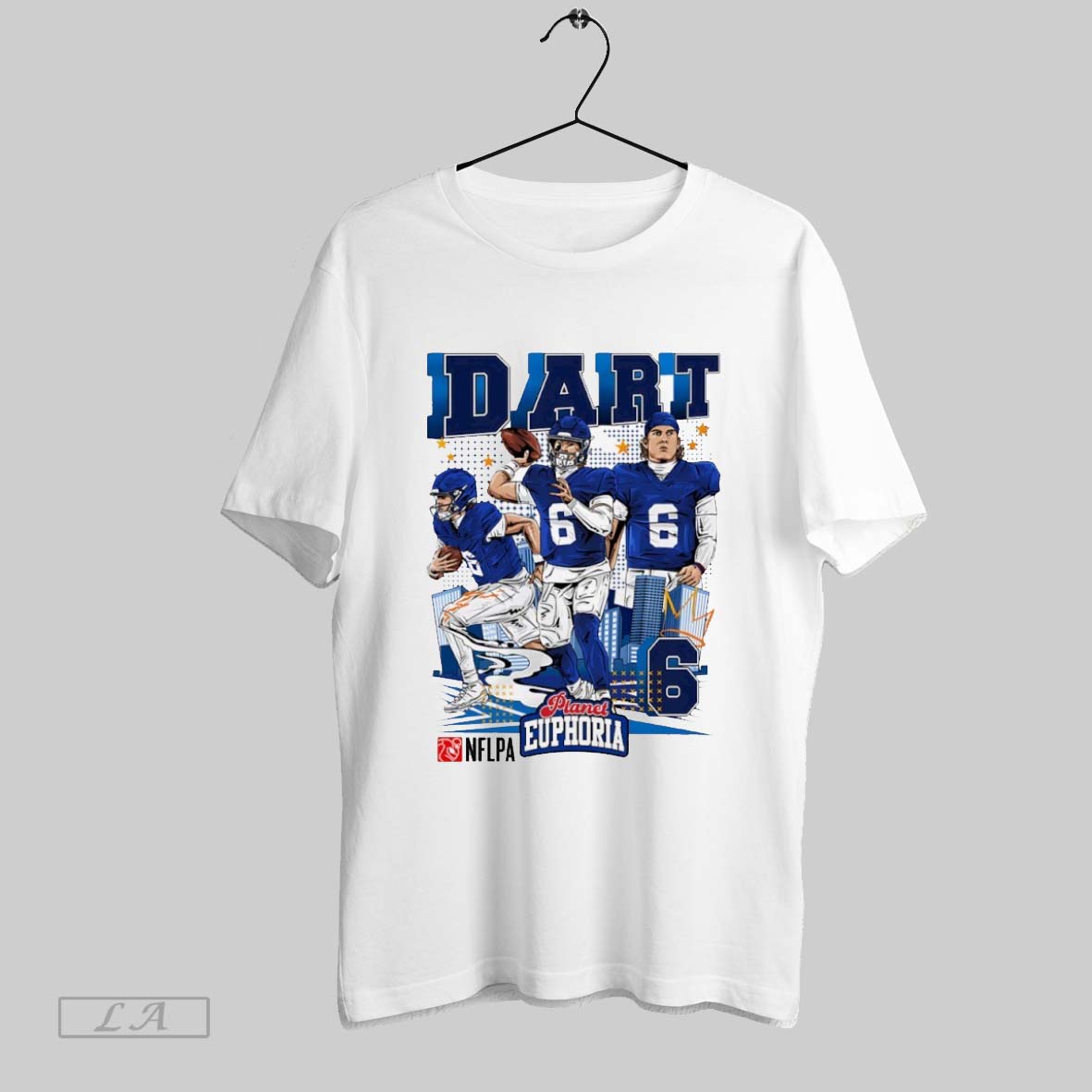Original Jaxson Dart 6 New York Giants Football Comic