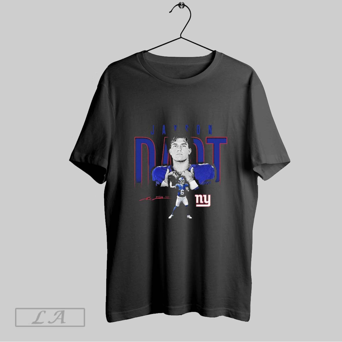 Original Jaxson Dart New York Giants Humble Shadow Player Graphic T T Shirt