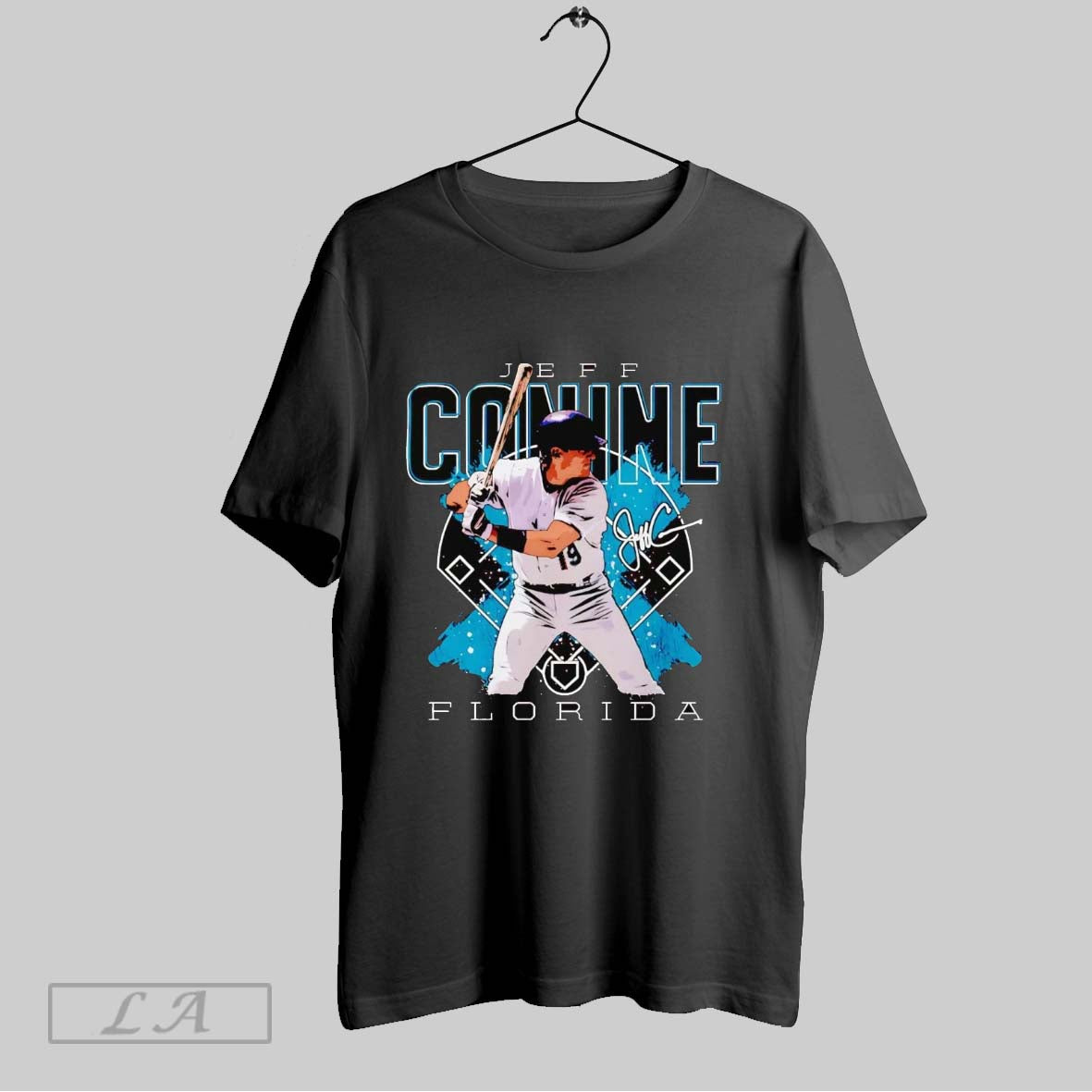Original Jeff Conine Swing Signature Miami Marlins
