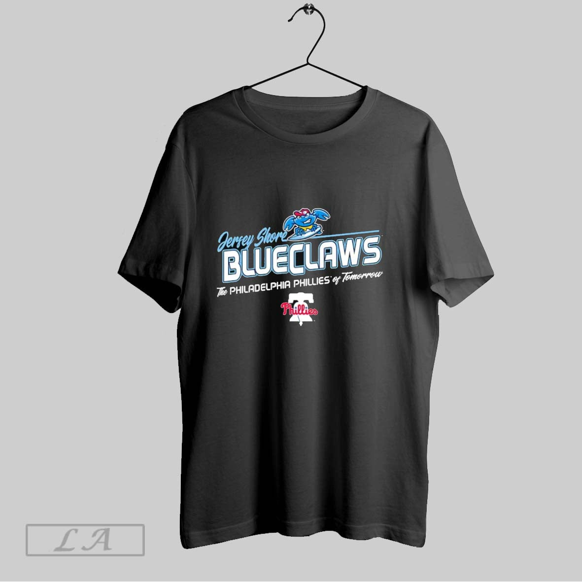 Original Jersey Shore Blueclaws The Philadelphia Phillies Of Tomorrow Logo