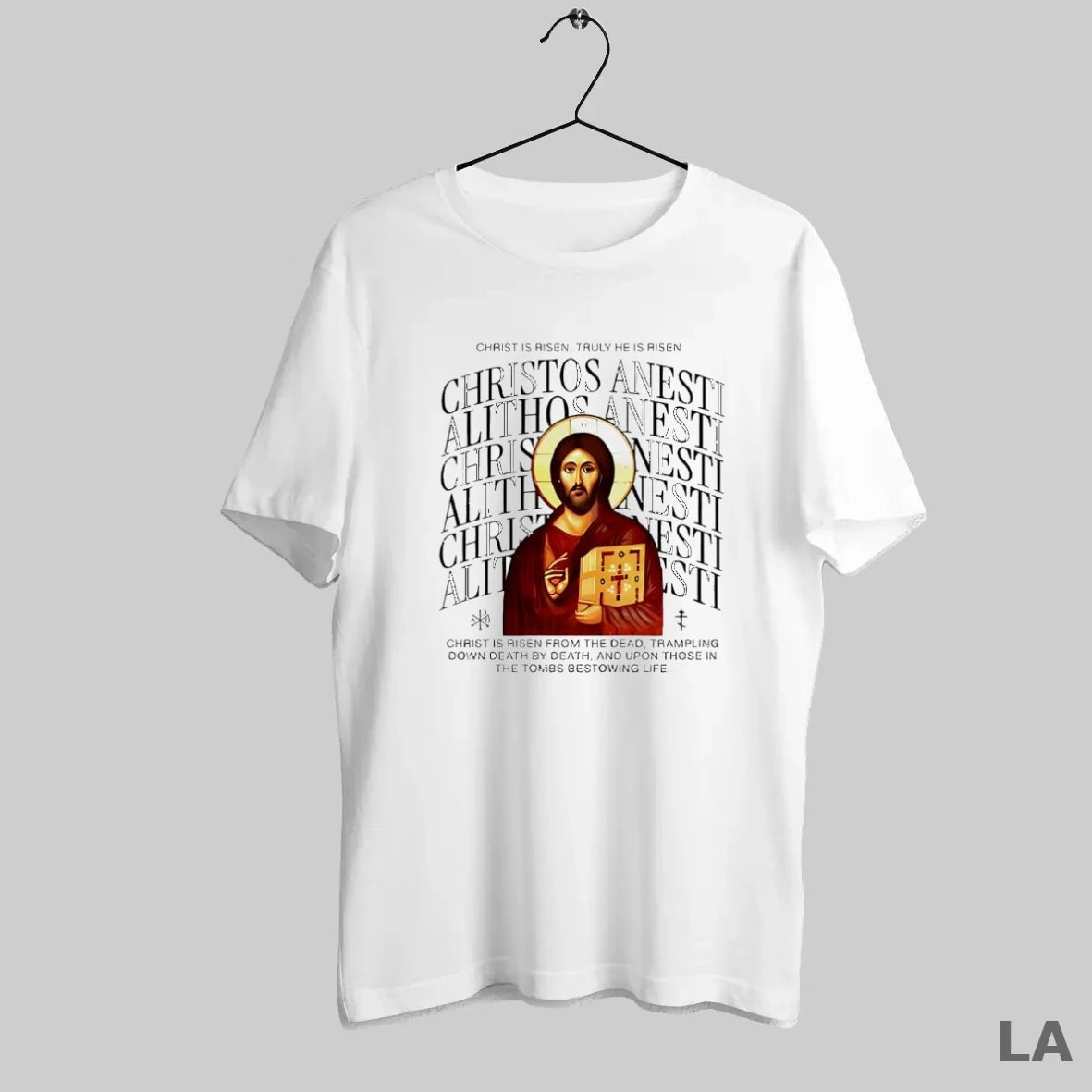 Original Jesus Christos Anest Christ Is Risen Truly He Is Risen Christian