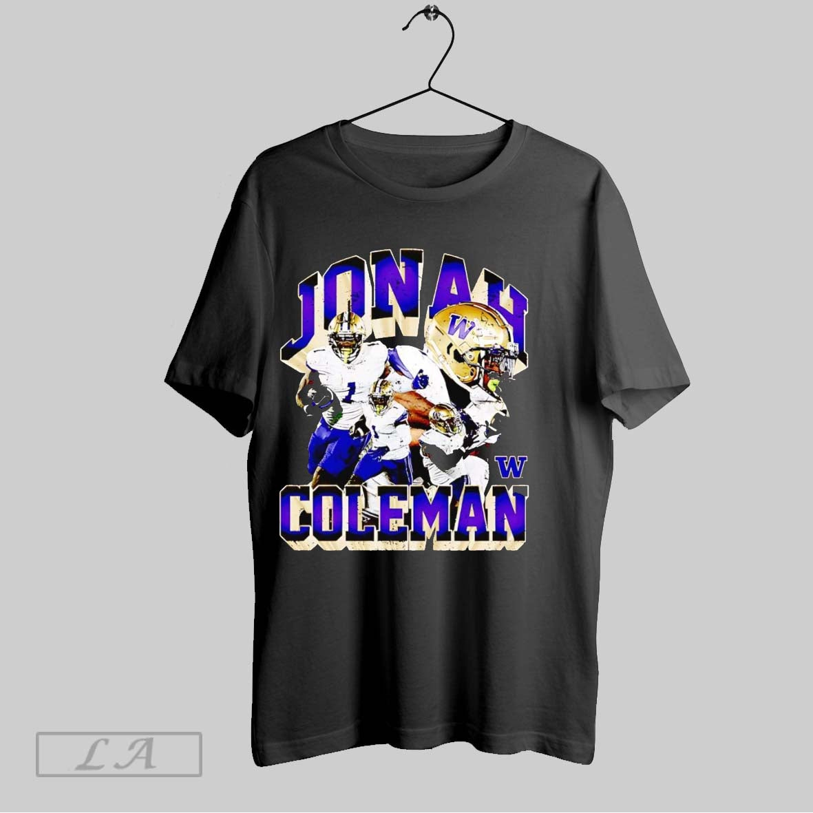 Original Jonah Coleman Triple Player Washington Huskies