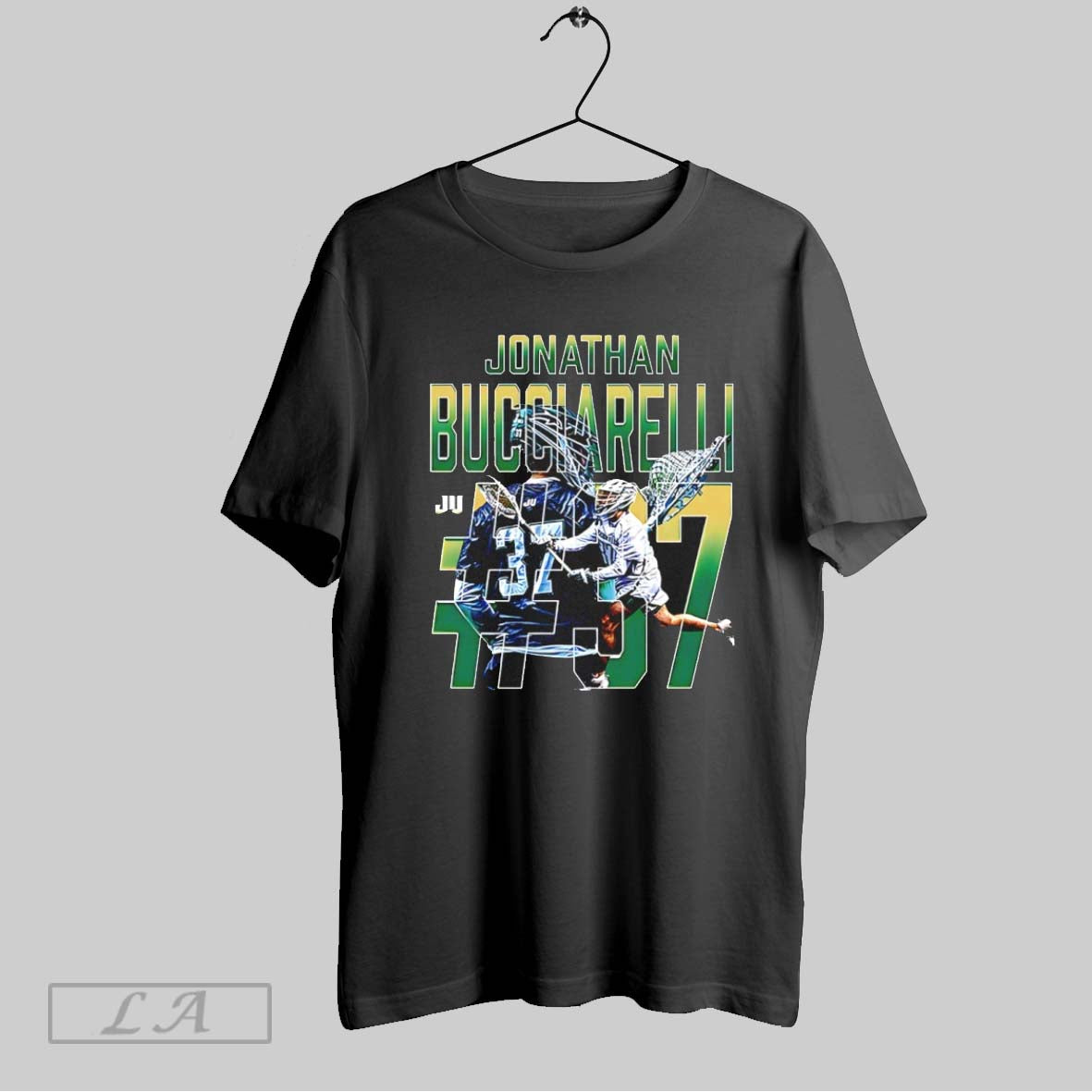 Original Jonathan Bucciarelli 37 Jacksonville Dolphins Mens Lacrosse
