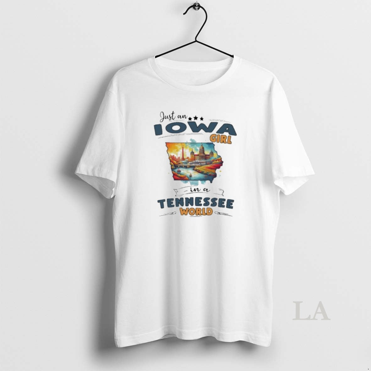 Original Just An Iowa Girl In A Tennessee World Retro