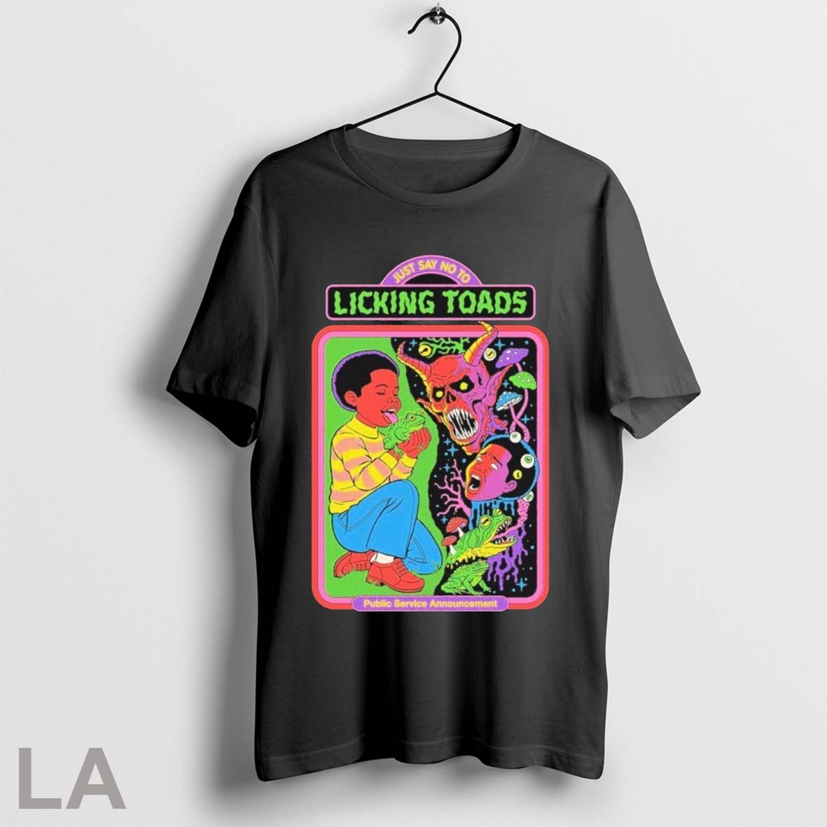 Original Just Say No To Licking Toad Public Service Announcement