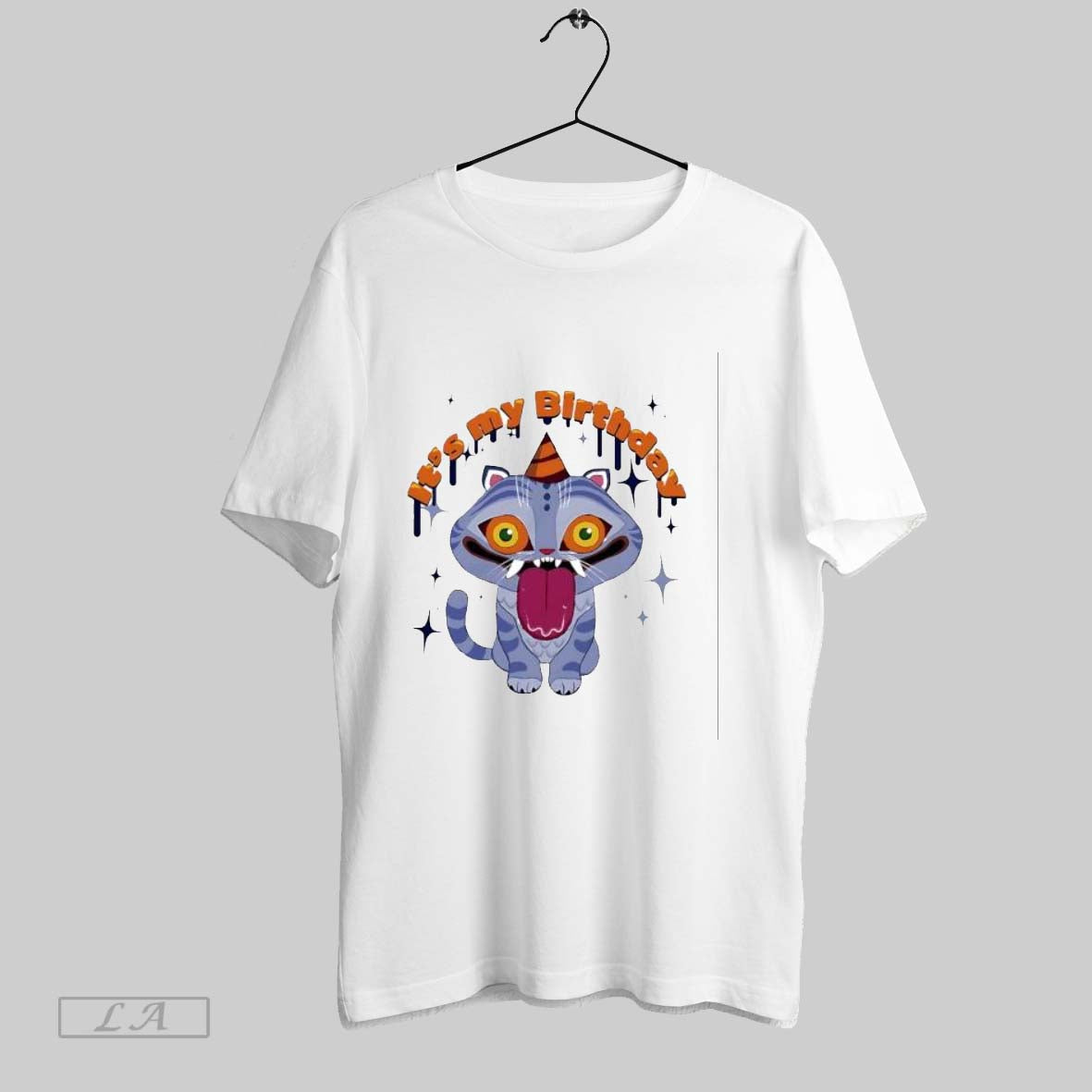 Original Kpop Demon Hunters Its My Birthday Derpy Tiger T Shirt