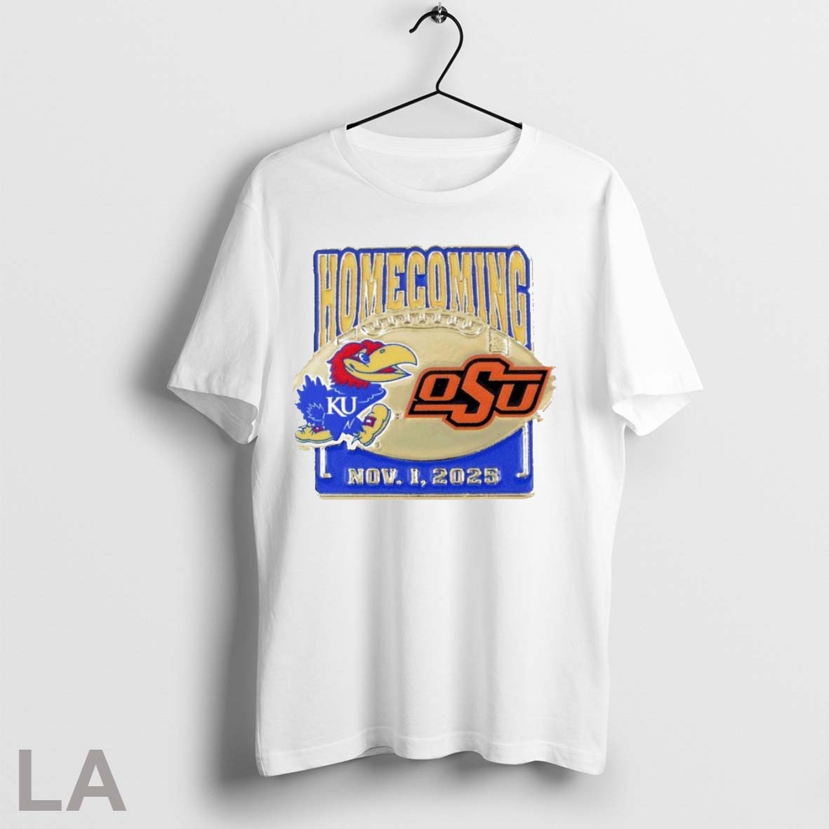 Original Kansas Jayhawks Vs Oklahoma State Cowboys 2025 Game Day Homecoming