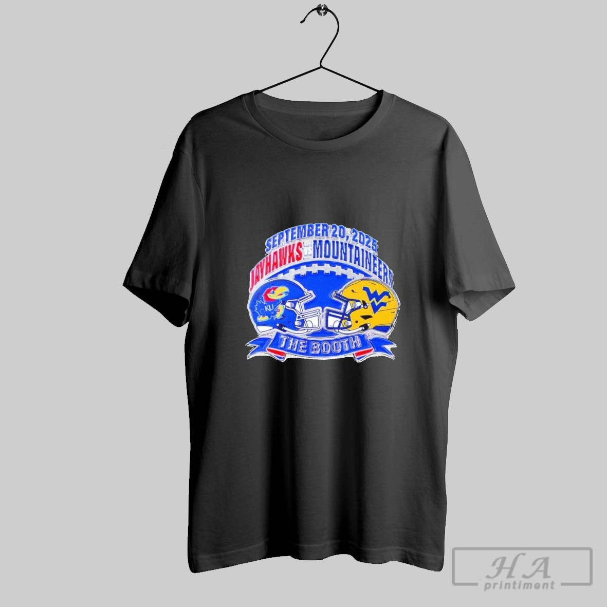 Original Kansas Jayhawks Vs West Virginia Mountaineers September 20 2025 The Booth Game