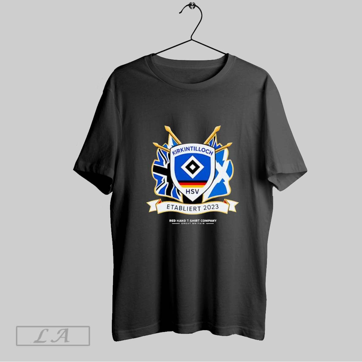 Original Kirkintilloch Hsv Etabliert 2023 Logo T Shirt
