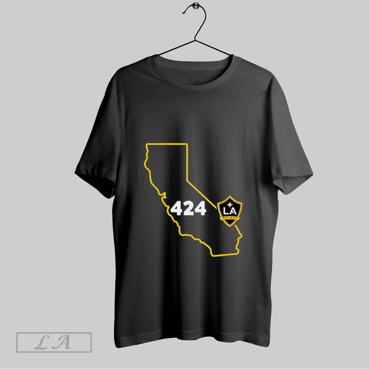 Original La Galaxy 424 Area Code State T Shirt