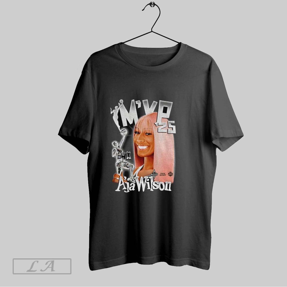 Original Las Vegas Aces Aja Wilson 2025 4x Mvp