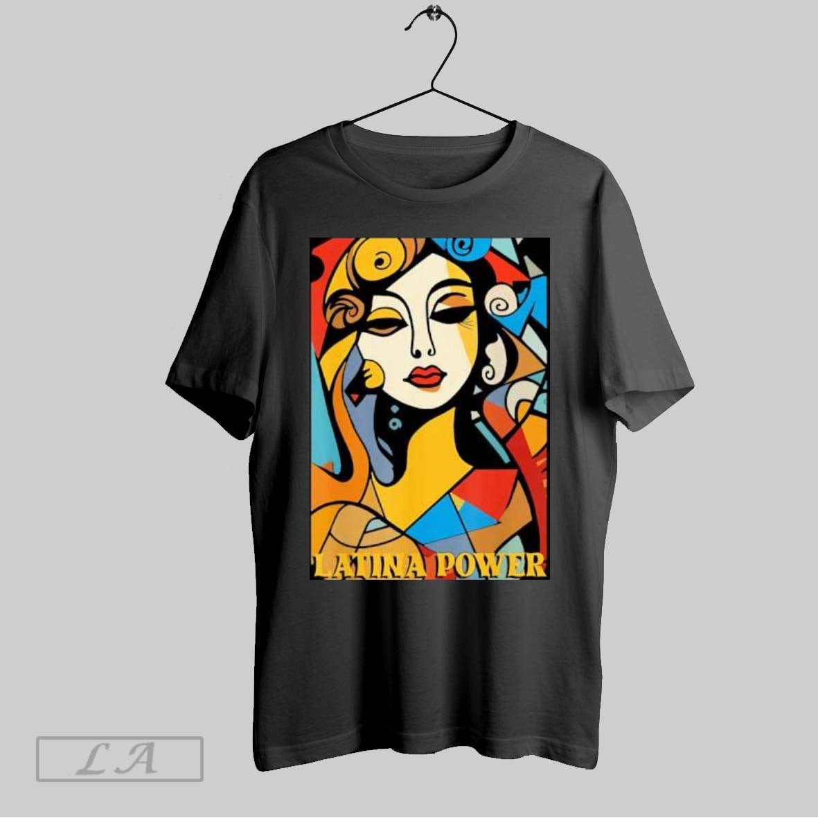 Original Latina Power Cubism Art