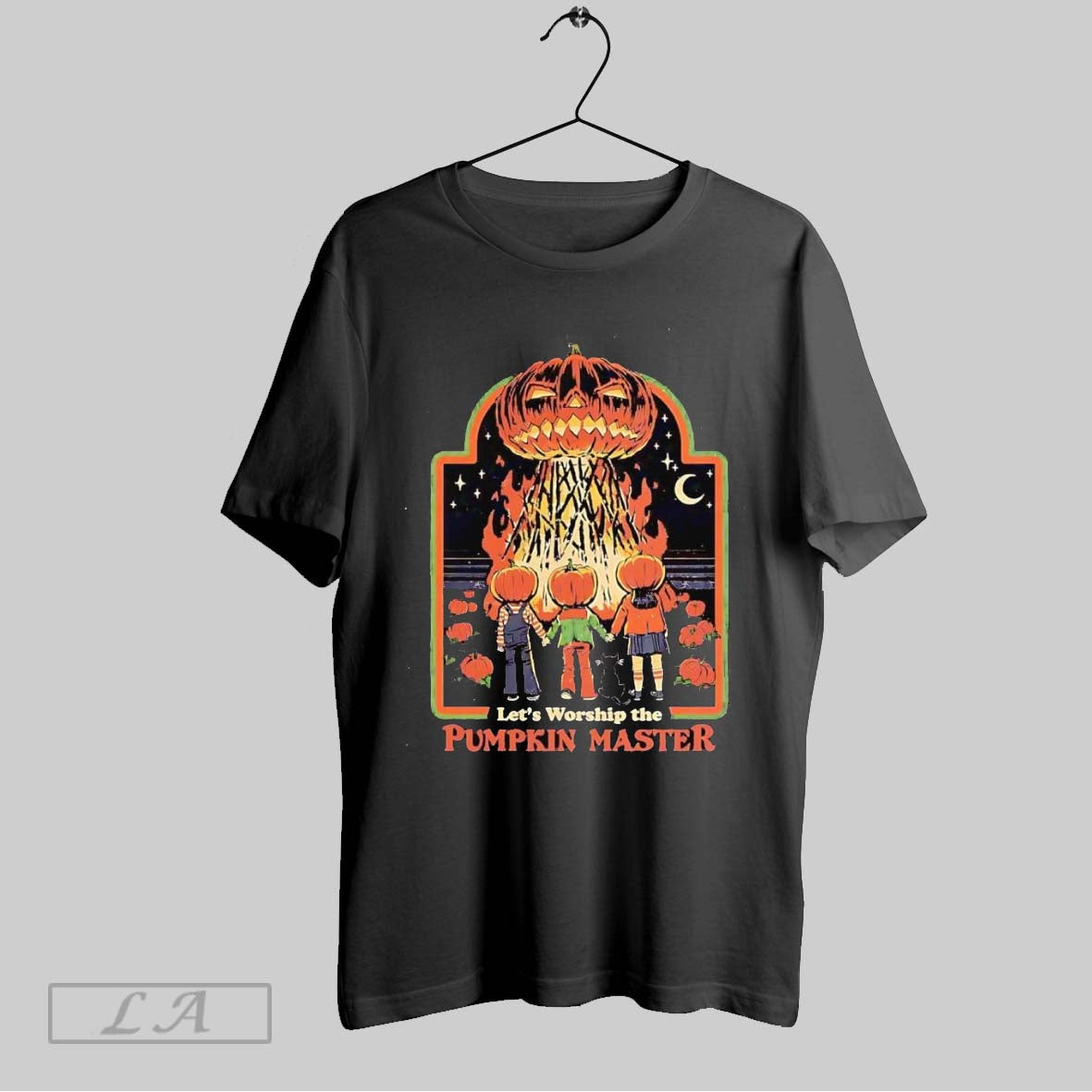 Original Lets Worship The Pumpkin Master Jack O Lantern Halloween