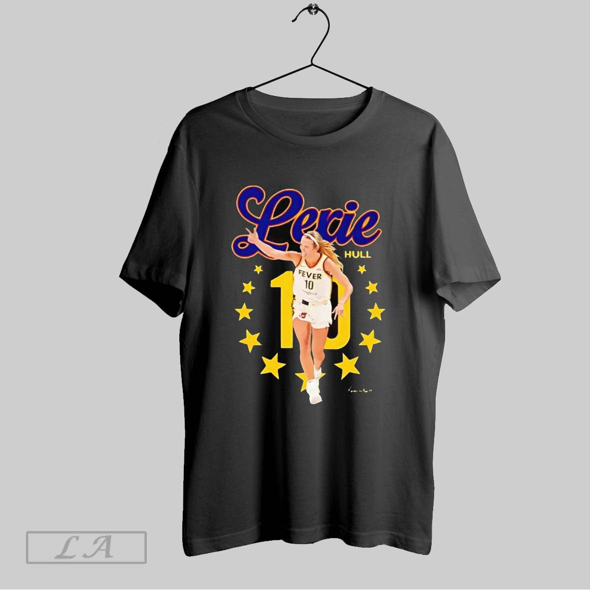 Original Lexie Hull Tongue Out Victory Celebration Indiana Fever