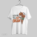 Original Lick Me Till Ice Cream Skull Pumpkin Halloween