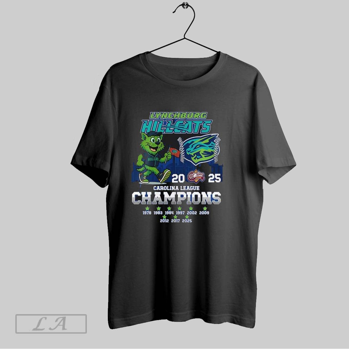 Original Lynchburg Hillcats 2025 Carolina League Champions