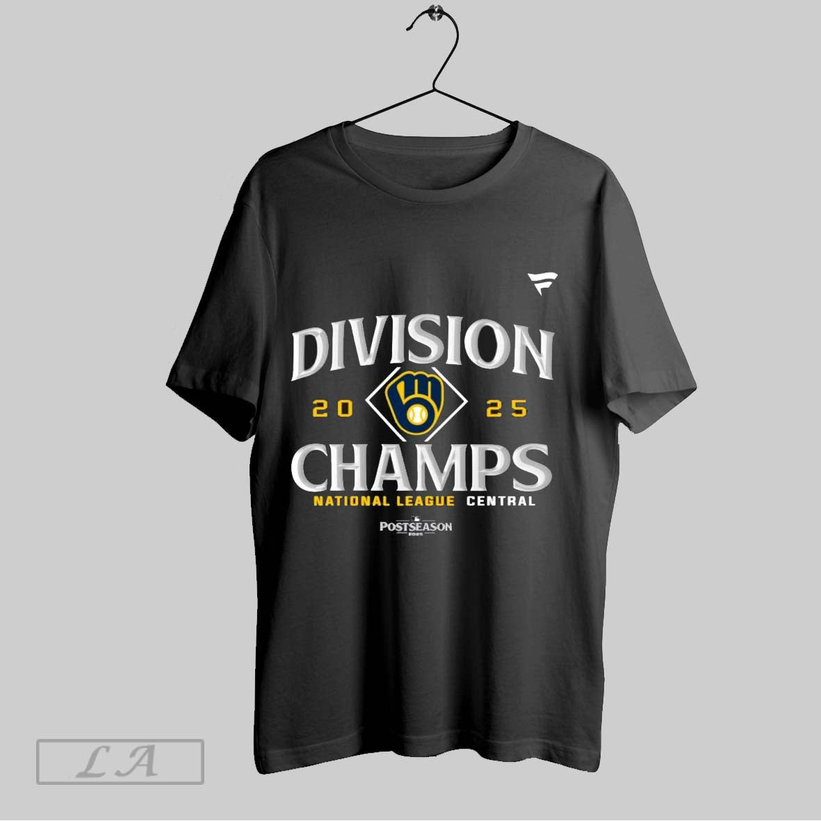 Original Mlb Milwaukee Brewers Nl Central Division Champions 2025 Locker Room