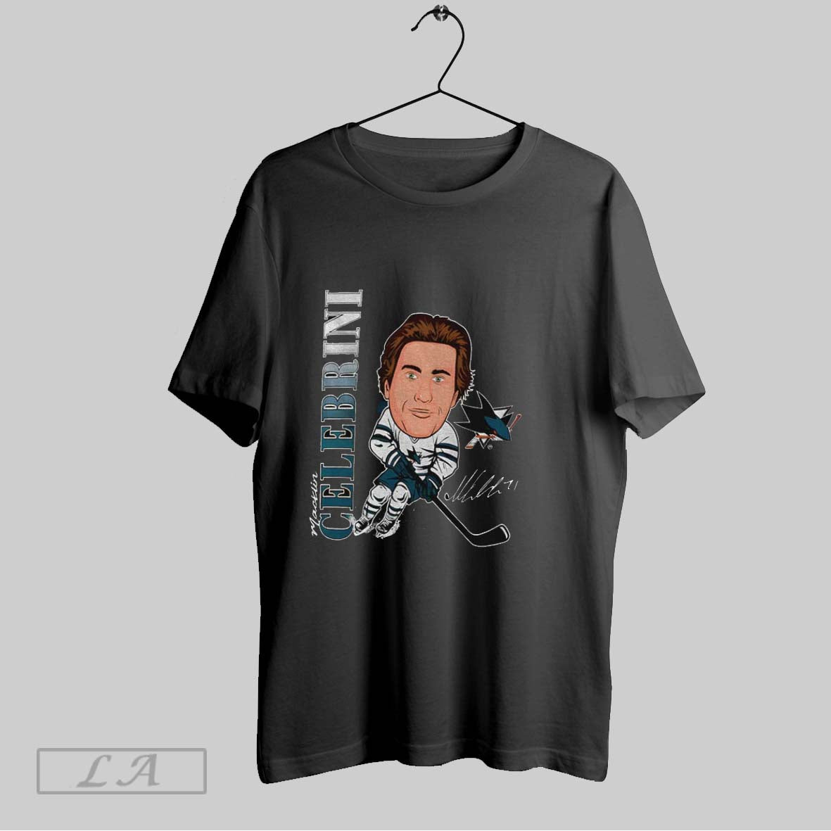 Original Macklin Celebrini Cartoon San Jose Sharks Nhl Hockey Caricature Player 2025