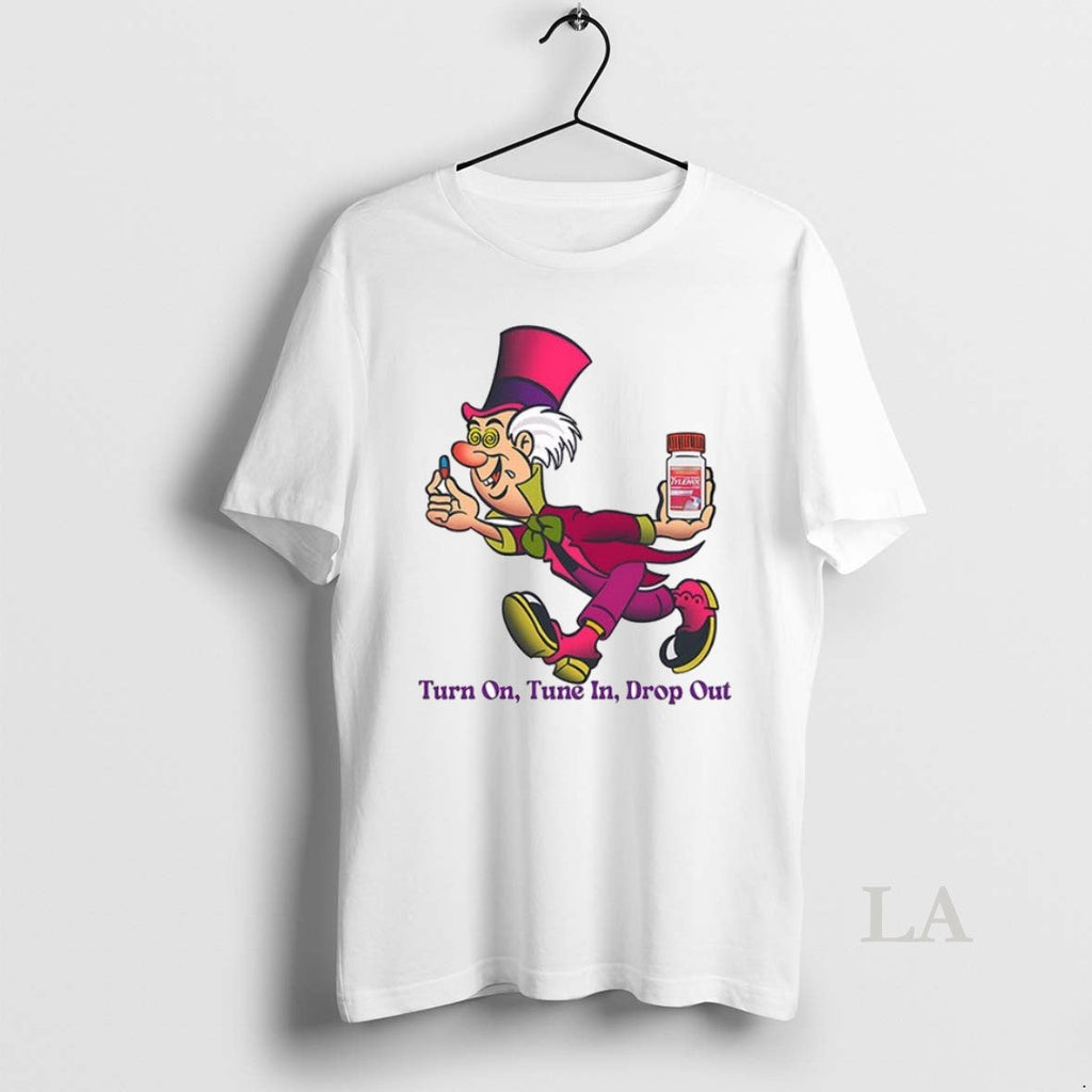 Original Mad Hatter Turn On Tune In Drop Out Psychedelic Cartoon Ceramic Ceramic And Classic