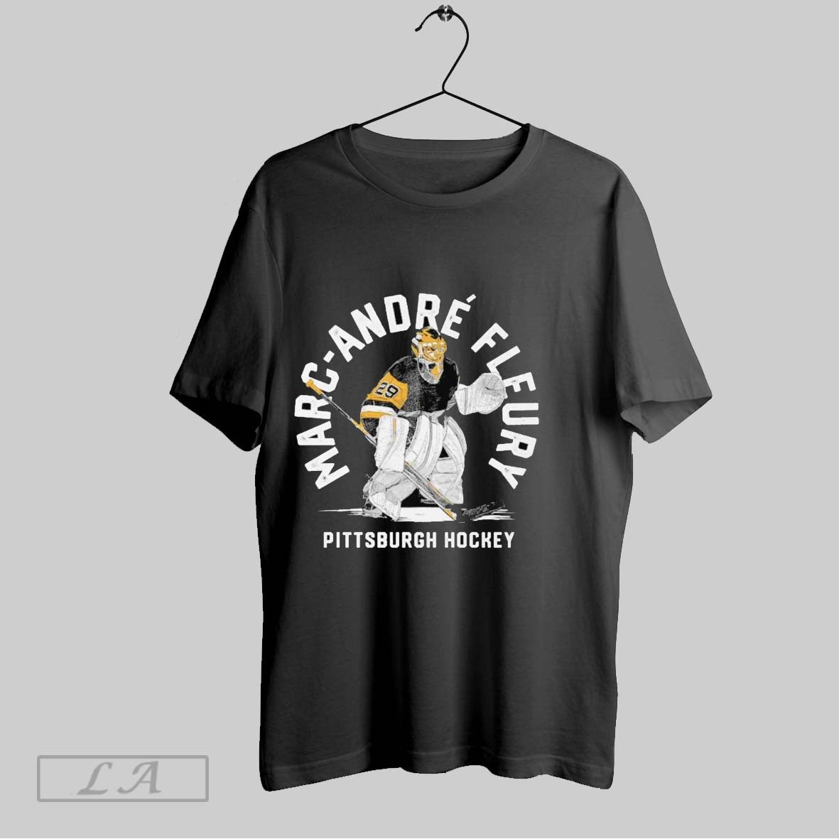 Original Marc Andre Fleury Pittsburgh Emblem