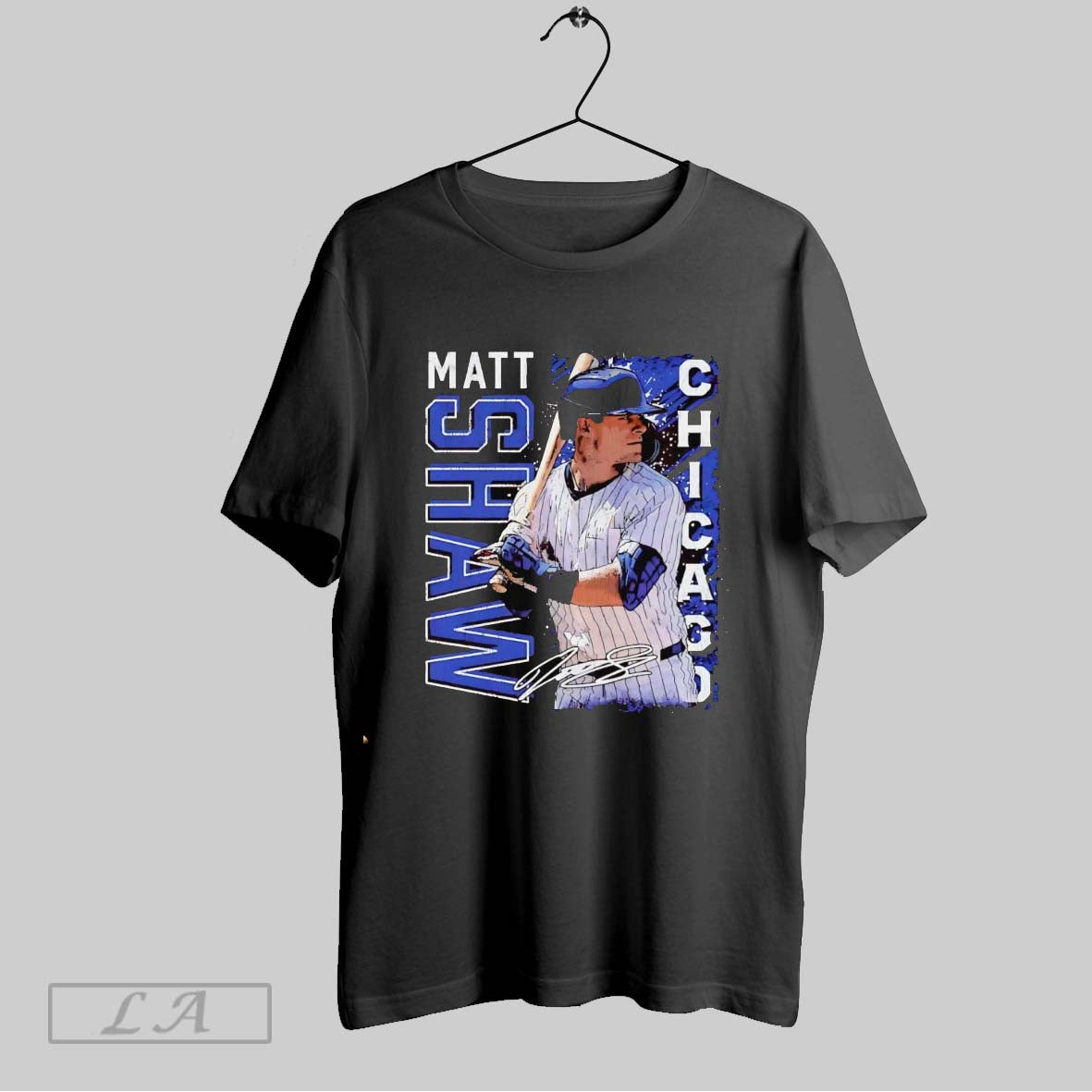 Original Matt Shaw Batting Signature Chicago Cubs