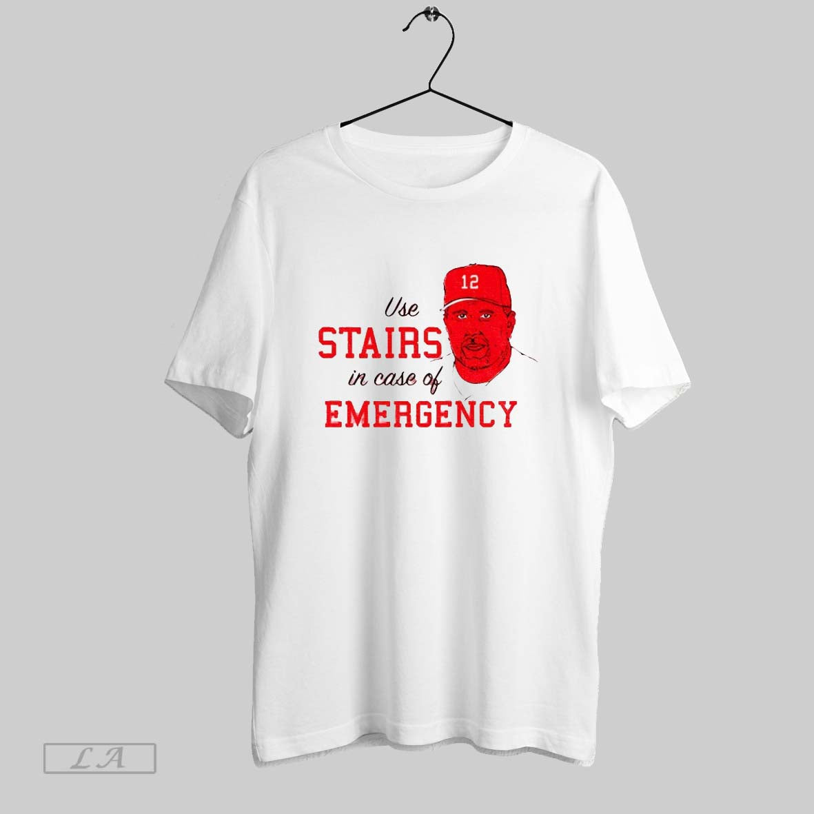 Original Matt Stairs Phillies Use Stairs In Case Of Emergency