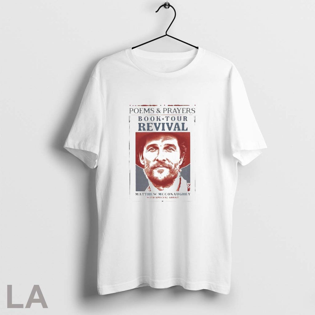 Original Matthew Mcconaughey Poems And Prayers Book Tour Revival 2025