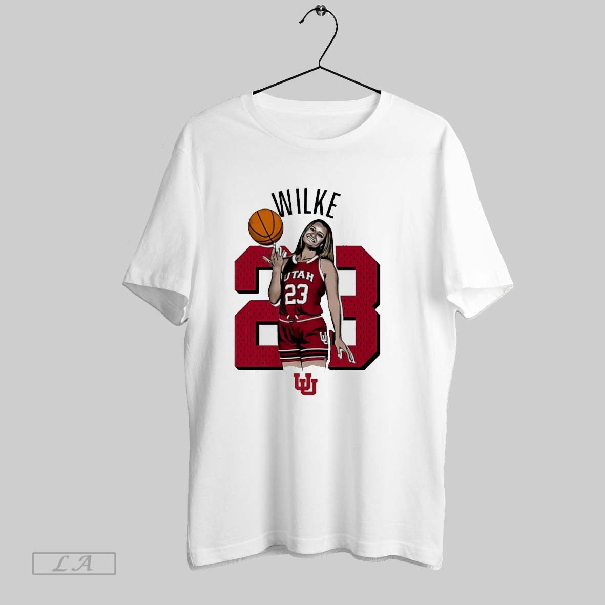 Original Maty Wilke 23 Utah Utes University Basketball Player