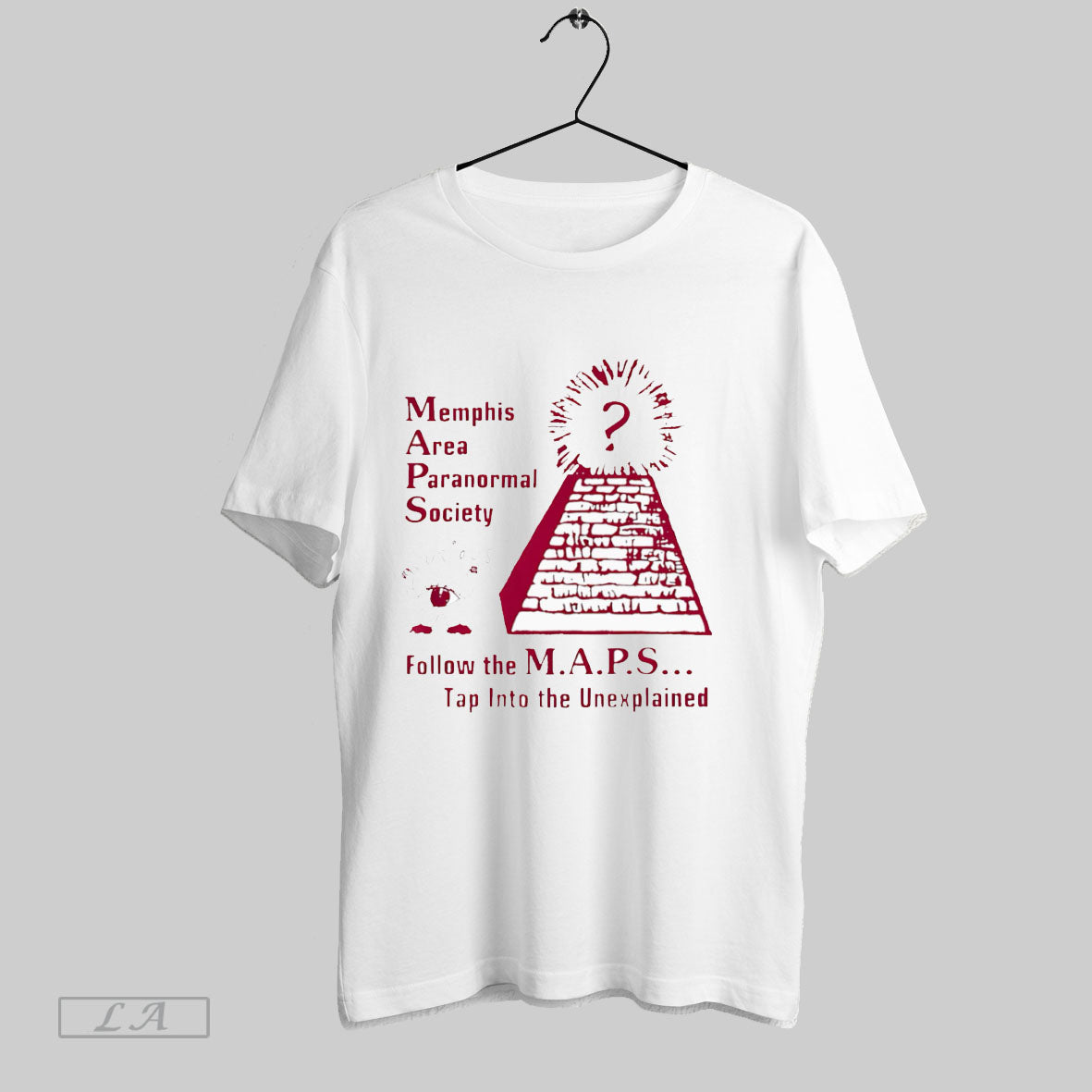 Original Memphis Area Paranormal Society Follow The Maps Tap Into The Unexplained T Shirt